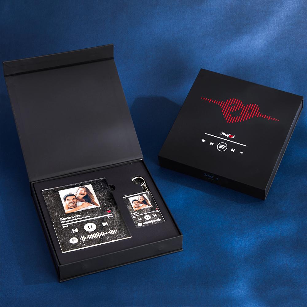 صندوق هدايا سوفيل للوحة سبوتيفي وسلسلة المفاتيح - 