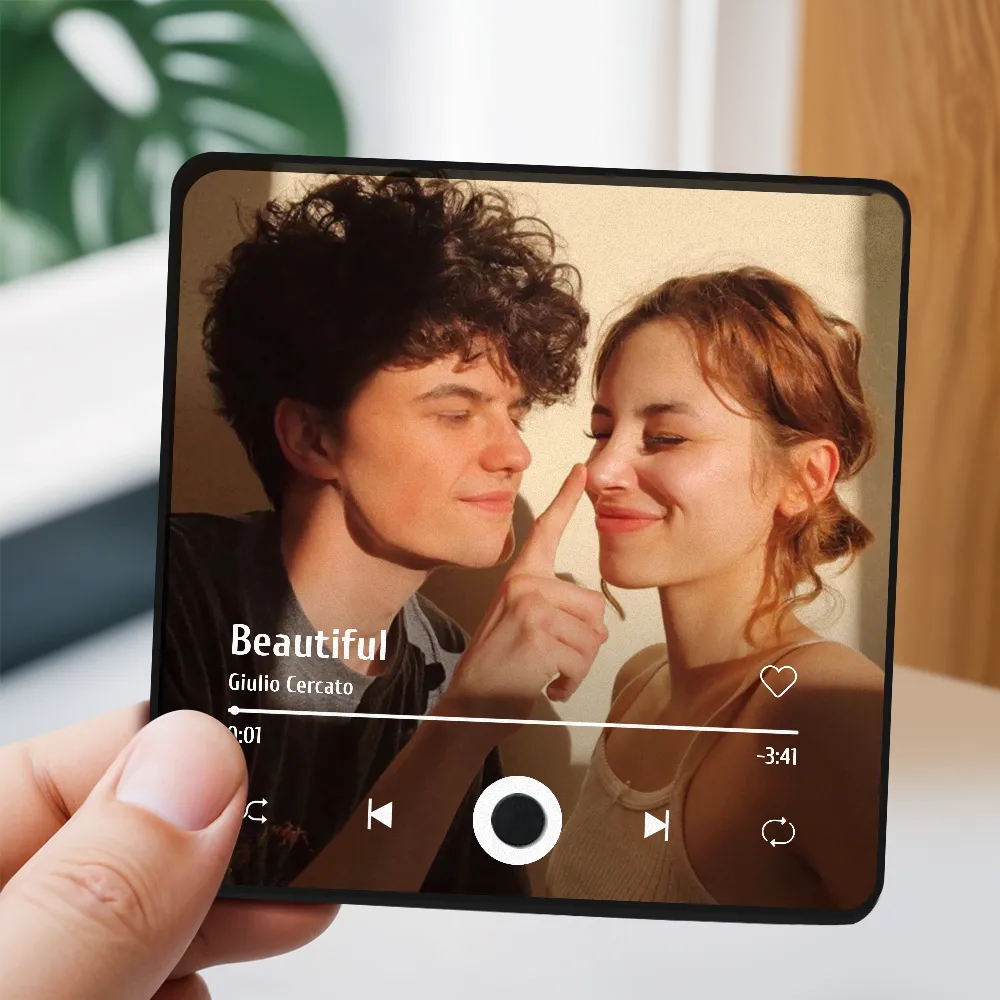 ألبوم صور شخصي مغناطيس الثلاجة الموسيقى جدار الصورة ملصق حركة الموسيقى التي يمكن تشغيلها بدون موسيقى الهاتف الخليوي مغناطيس الثلاجة برو - 