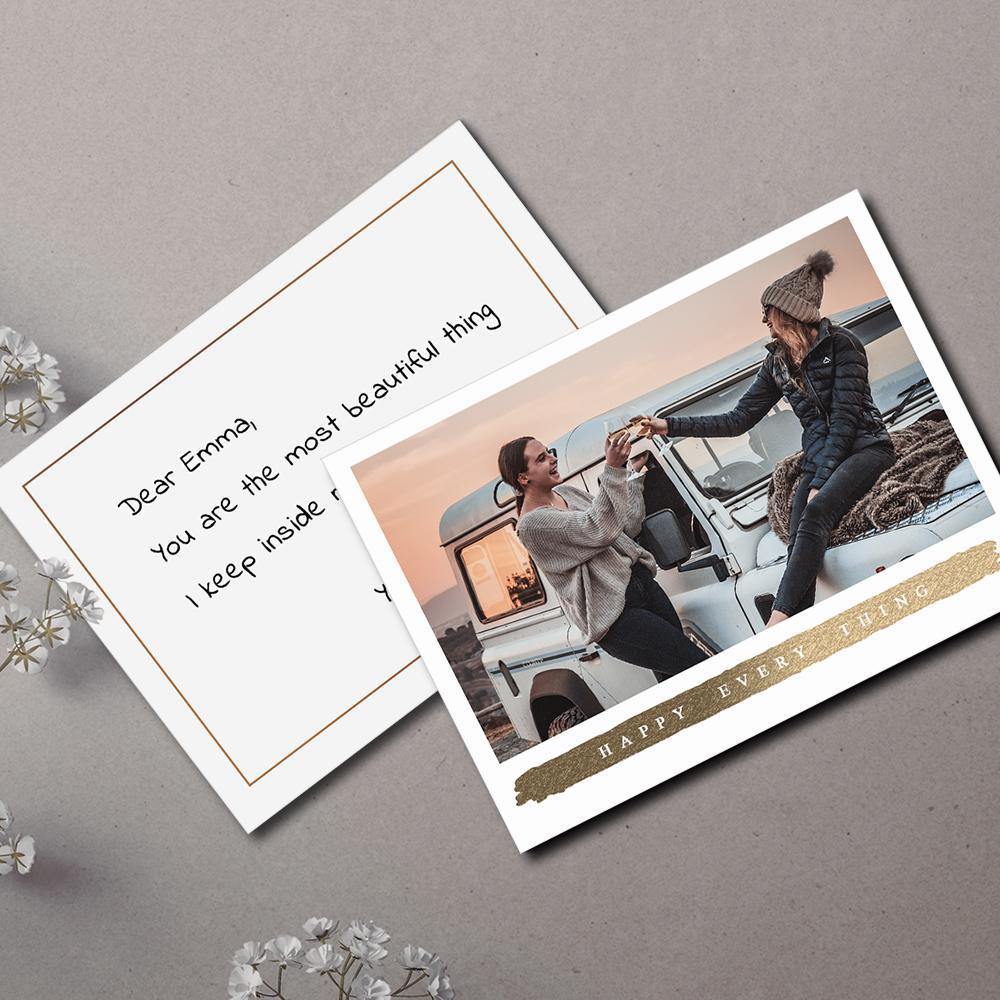 بطاقة صور مخصصة لإحياء ذكرى اللحظة الجميلة - 