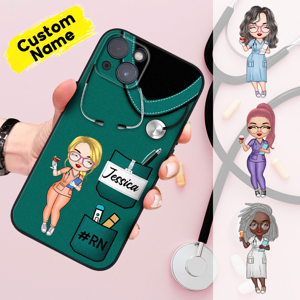 حالة الهاتف المخصصة صور حالة الهاتف الواقية الهدايا الطبية هدايا ممرضة - 