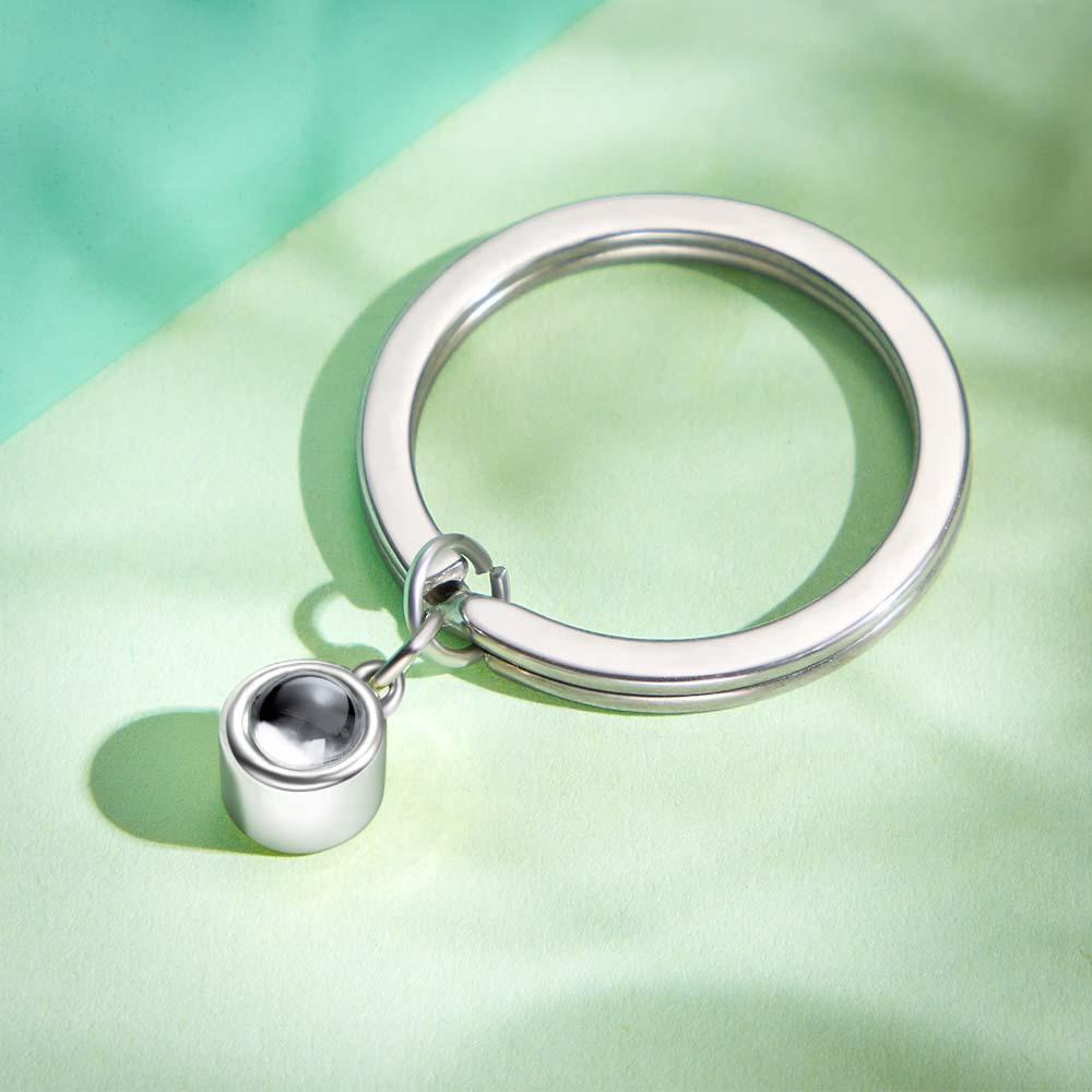 سلسلة مفاتيح مخصصة لعرض الصور، حلقة مفاتيح شخصية رائعة للهدايا العائلية - 