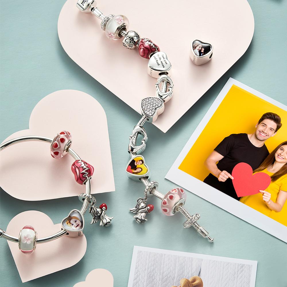 صورة سحرية محفورة على شكل قلب هدية سحرية للأزواج - 