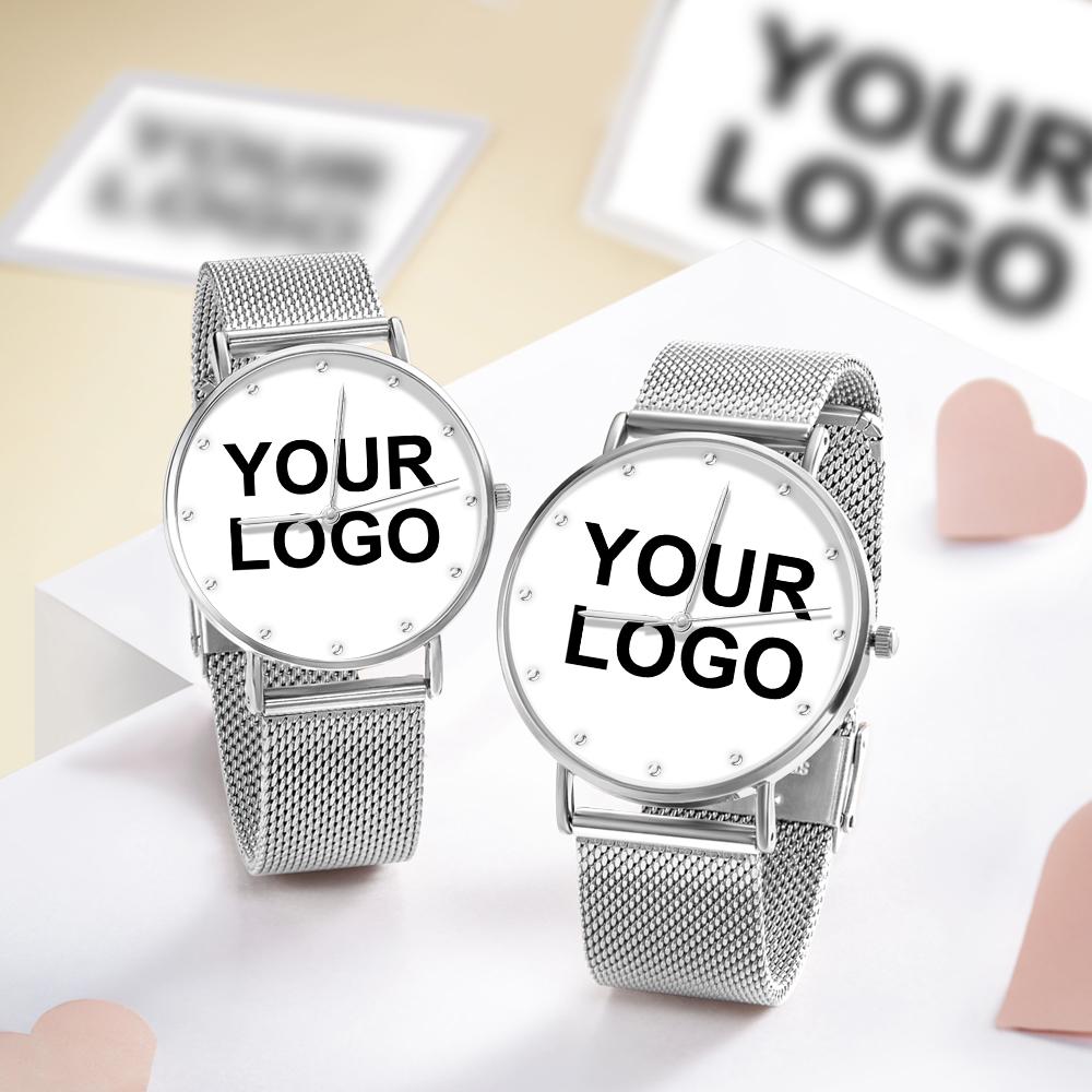 ساعات صور امرأة محفورة مع حزام من السبائك - 