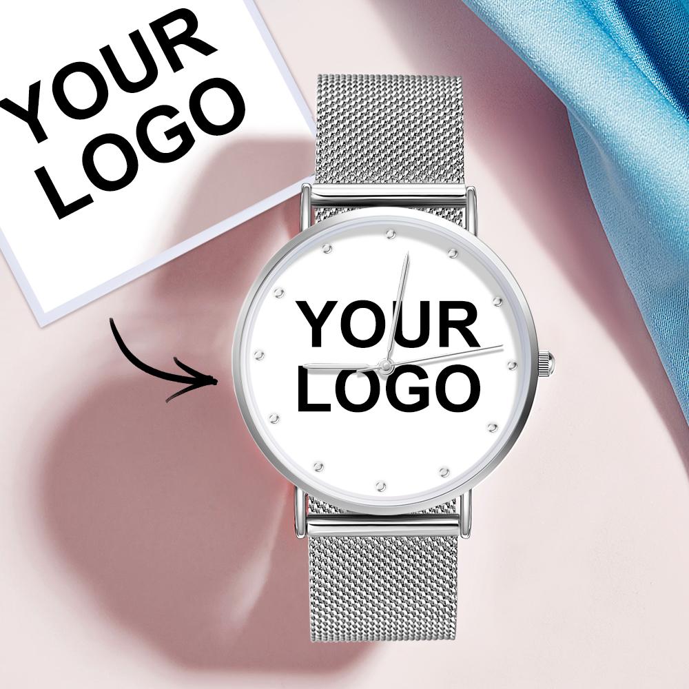 ساعات صور امرأة محفورة مع حزام من السبائك - 