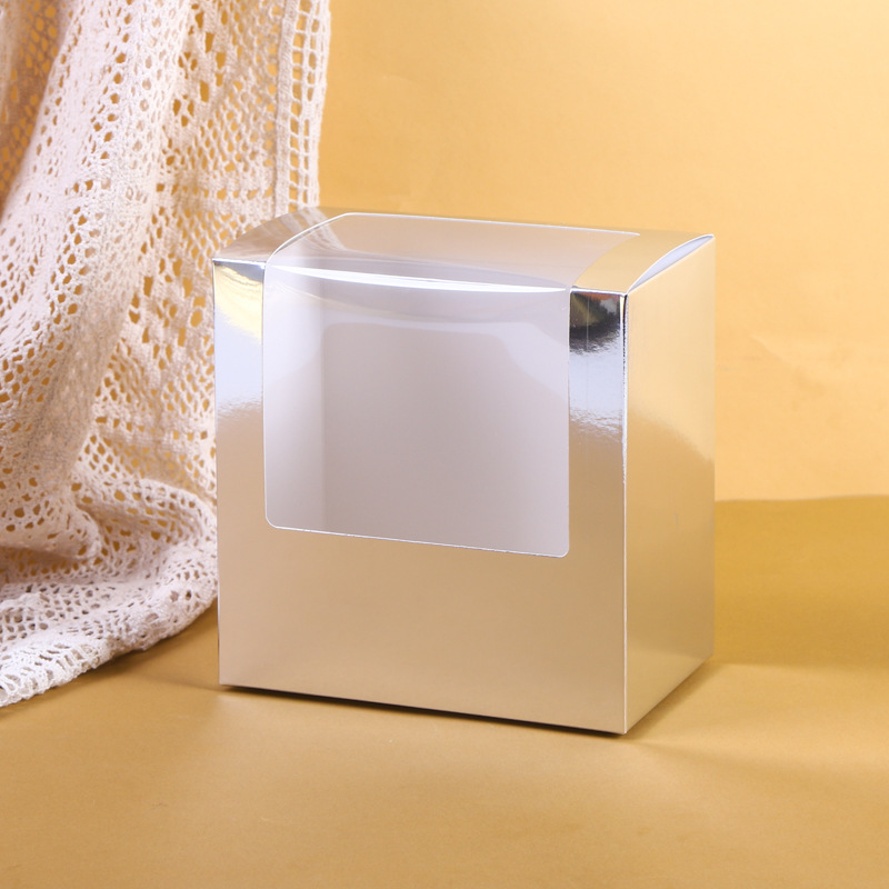 صندوق فضي 19.5 سم*19.5 سم*12 سم - 