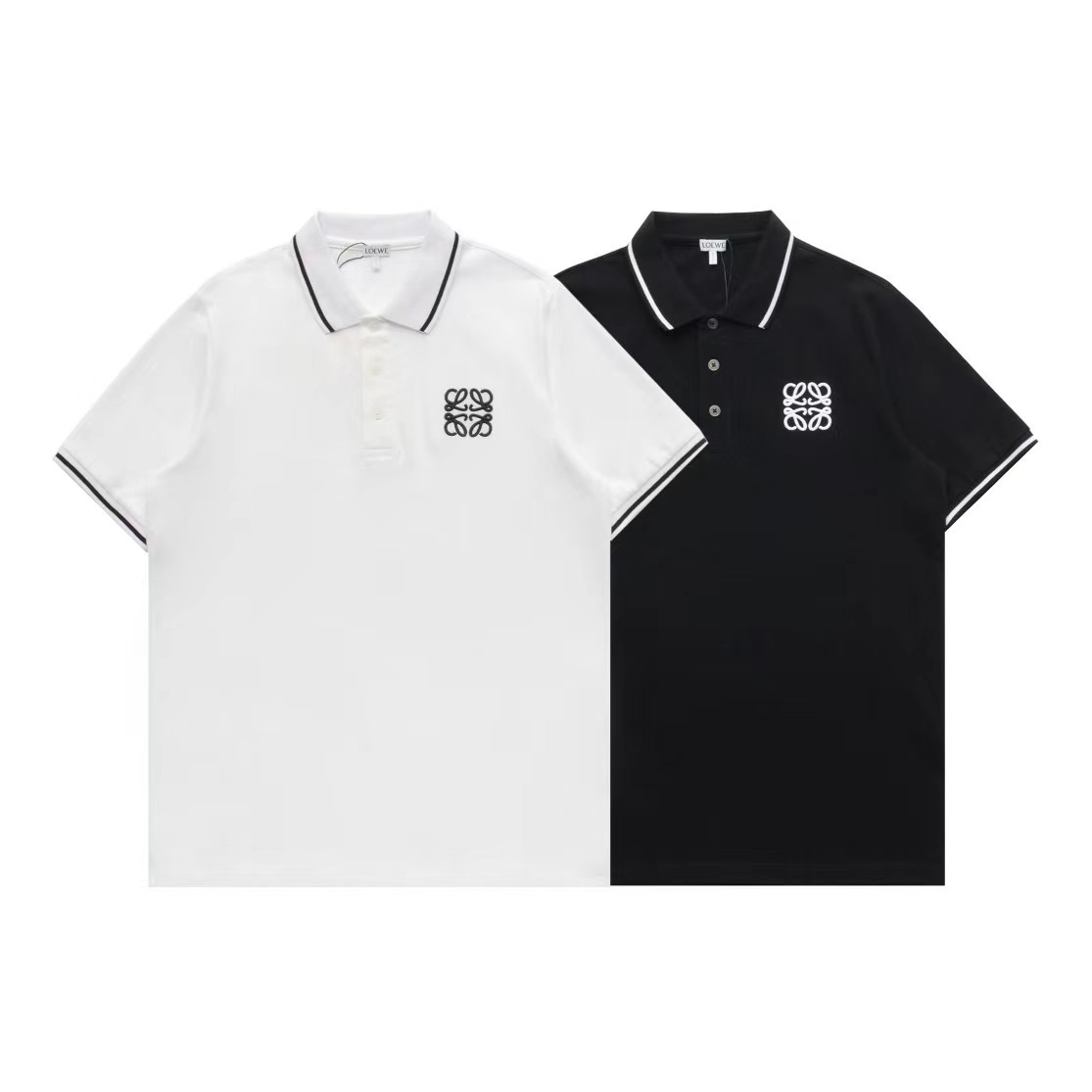 【LOEWE 公式旗艦店】（ロエベ）2024春夏新作刺繡半袖ポロシャツ