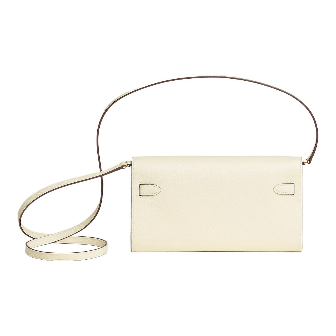 HERMES Kelly Long To Go シルバーバックル エプソムレザー 財布 ハンドバッグ ショルダーバッグ 通常サイズ レディース 