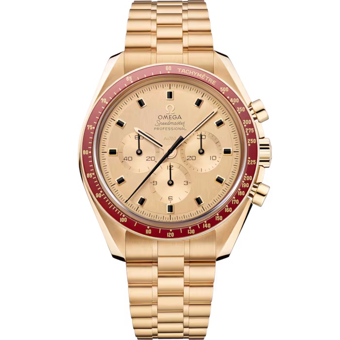 Speedmaste﻿r 50周年モデ﻿ル 42 mm ムーンシャイン™ ゴールド