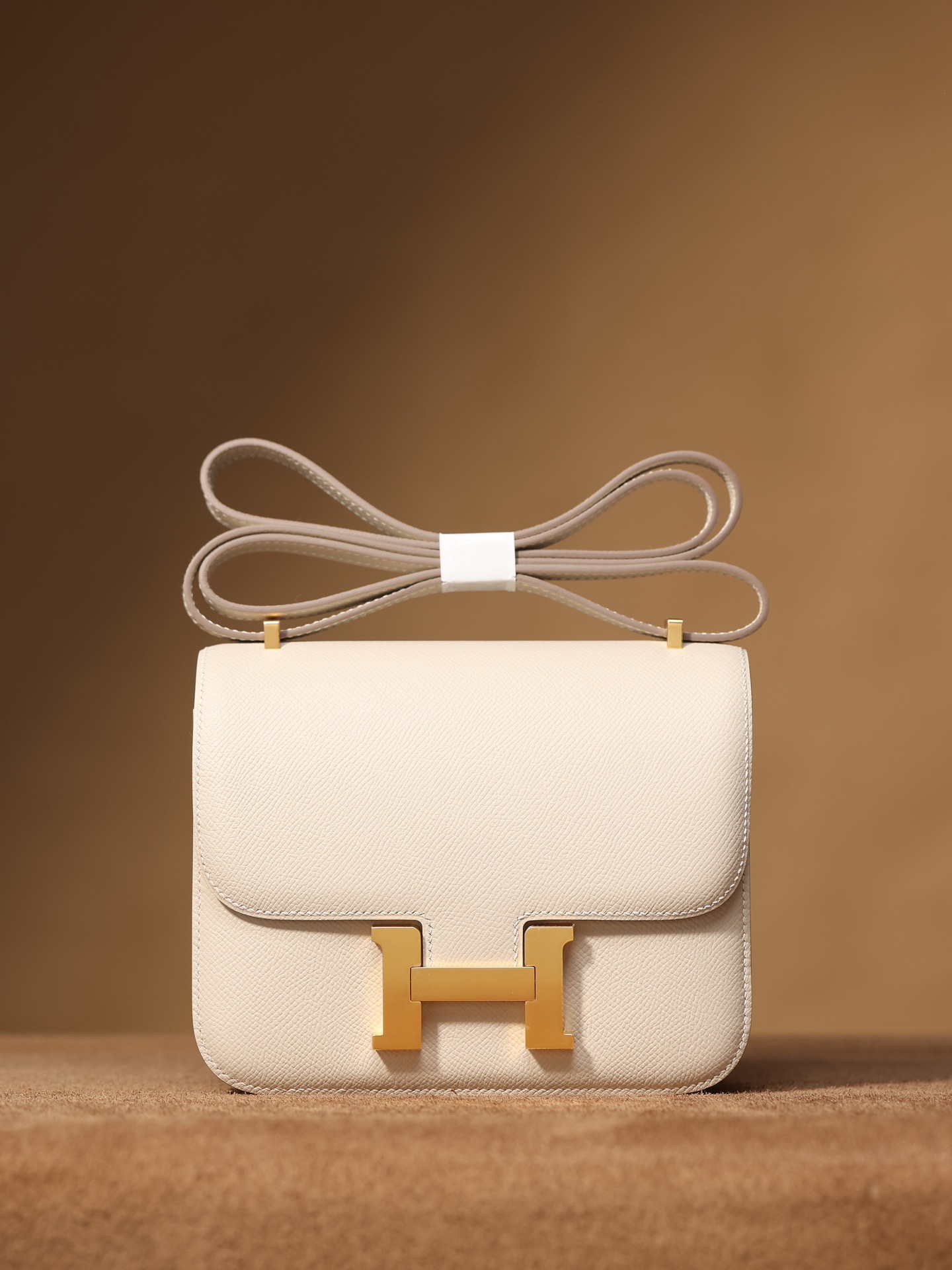 HERMES Constance Slim シルバーバックル エプソムレザー 財布 ハンドバッグ ショルダーバッグ 通常サイズ レディース 