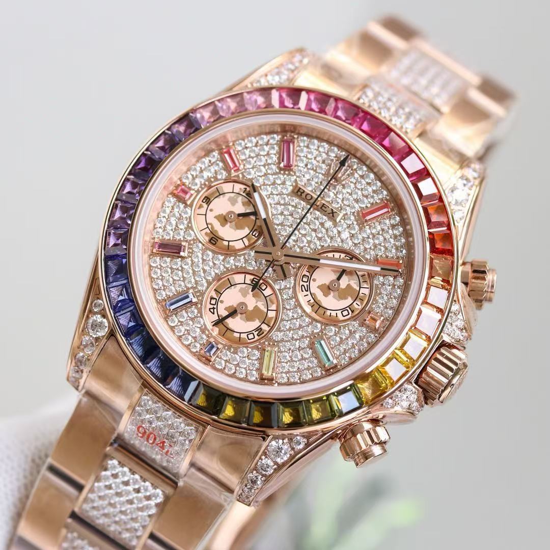 オイスター 40MM時計 K金18Kローズゴールドケース