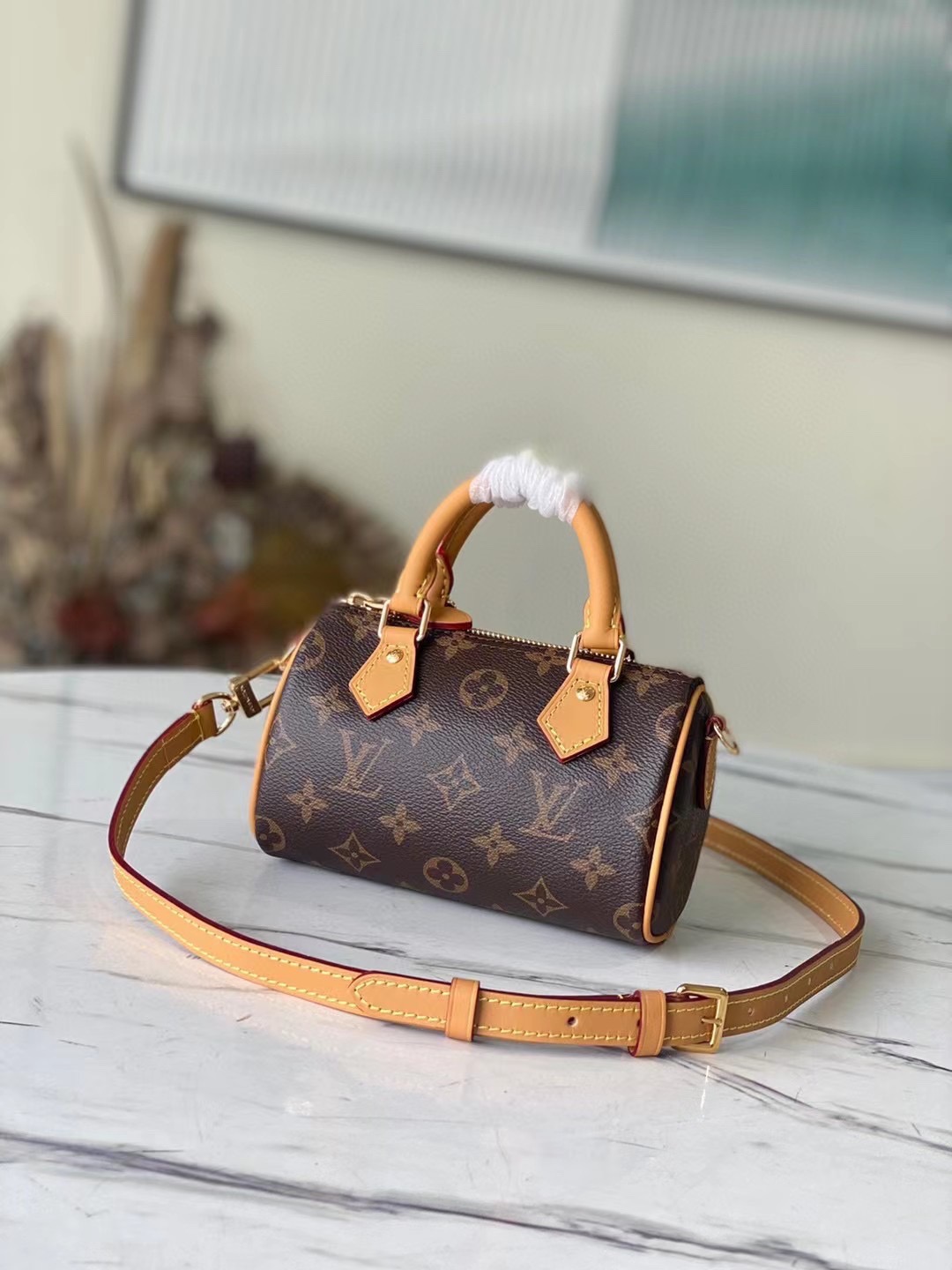 LOUIS VUITTON NANO Speedy Mini トートバッグ M81085