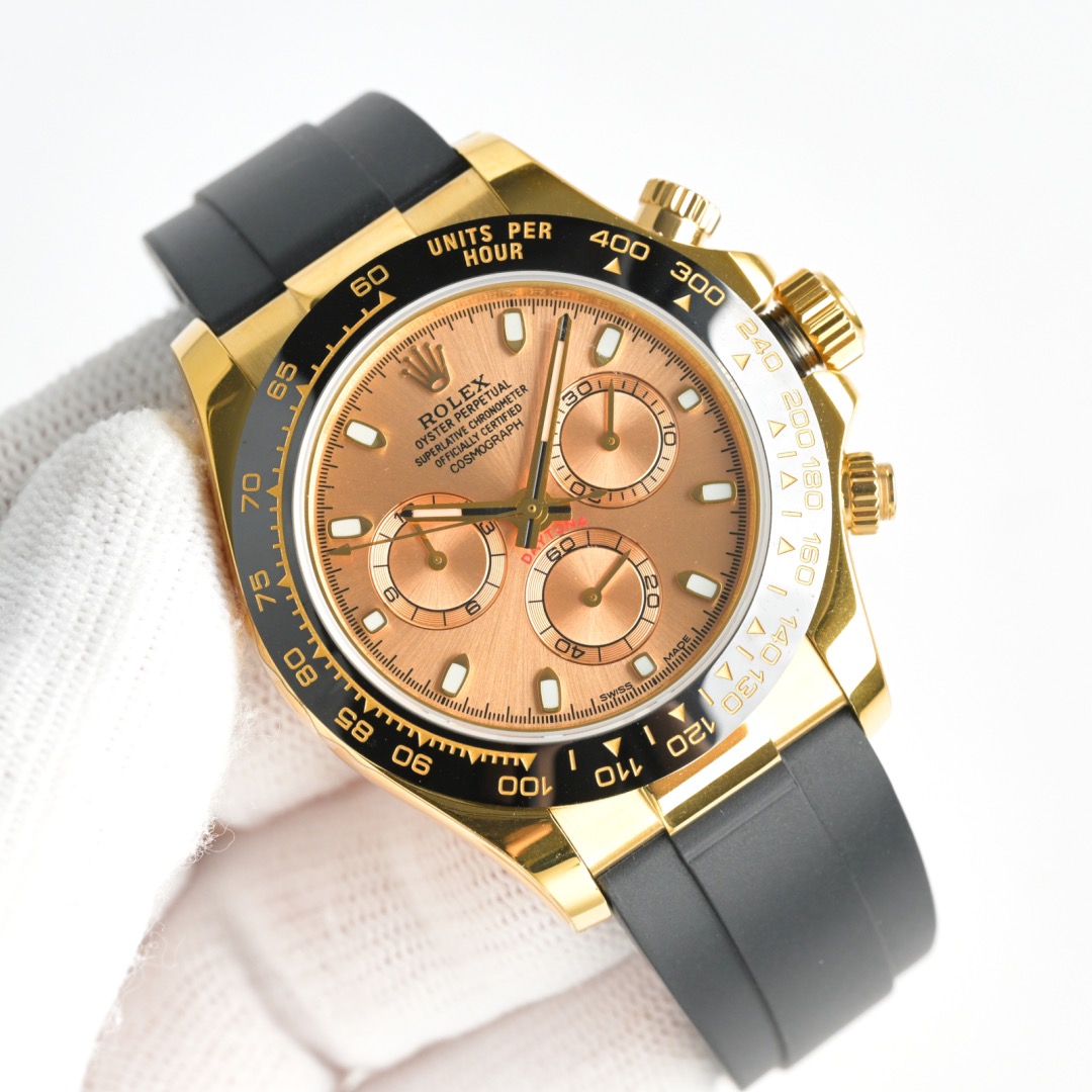 ROLEX(ロレックス)機械式腕時計 デイトナ ローズゴールド文字盤 40MM 腕時計