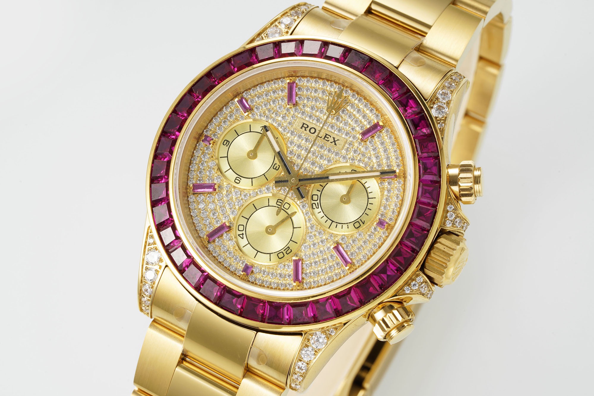 Rolex ロレックス 2025年新作 デイトナ 機械式腕時計 フルダイヤの腕時計