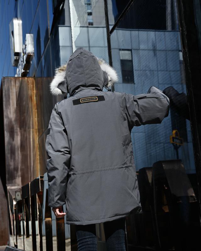 Canada Goose カナダグース 人気モデル08 ホワイトダックダウン ダウンジャケット ユニセックスグラファイトグレー