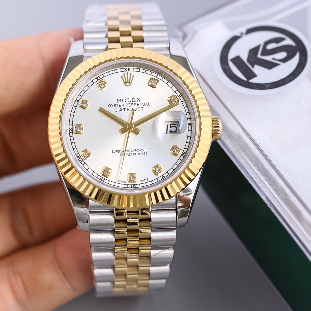 NEW 2024 ロレックス デイトジャスト 36mm 126233 マザーオブパール ダイヤモンドダイヤルRolex