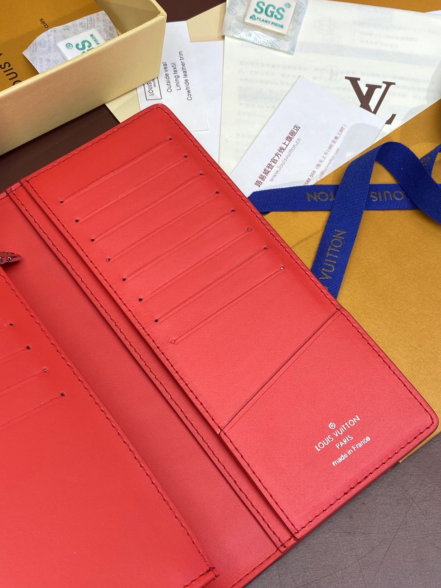 日本完売【LV】 Brazza M14802 アイスブルー M69038 M14788財布 