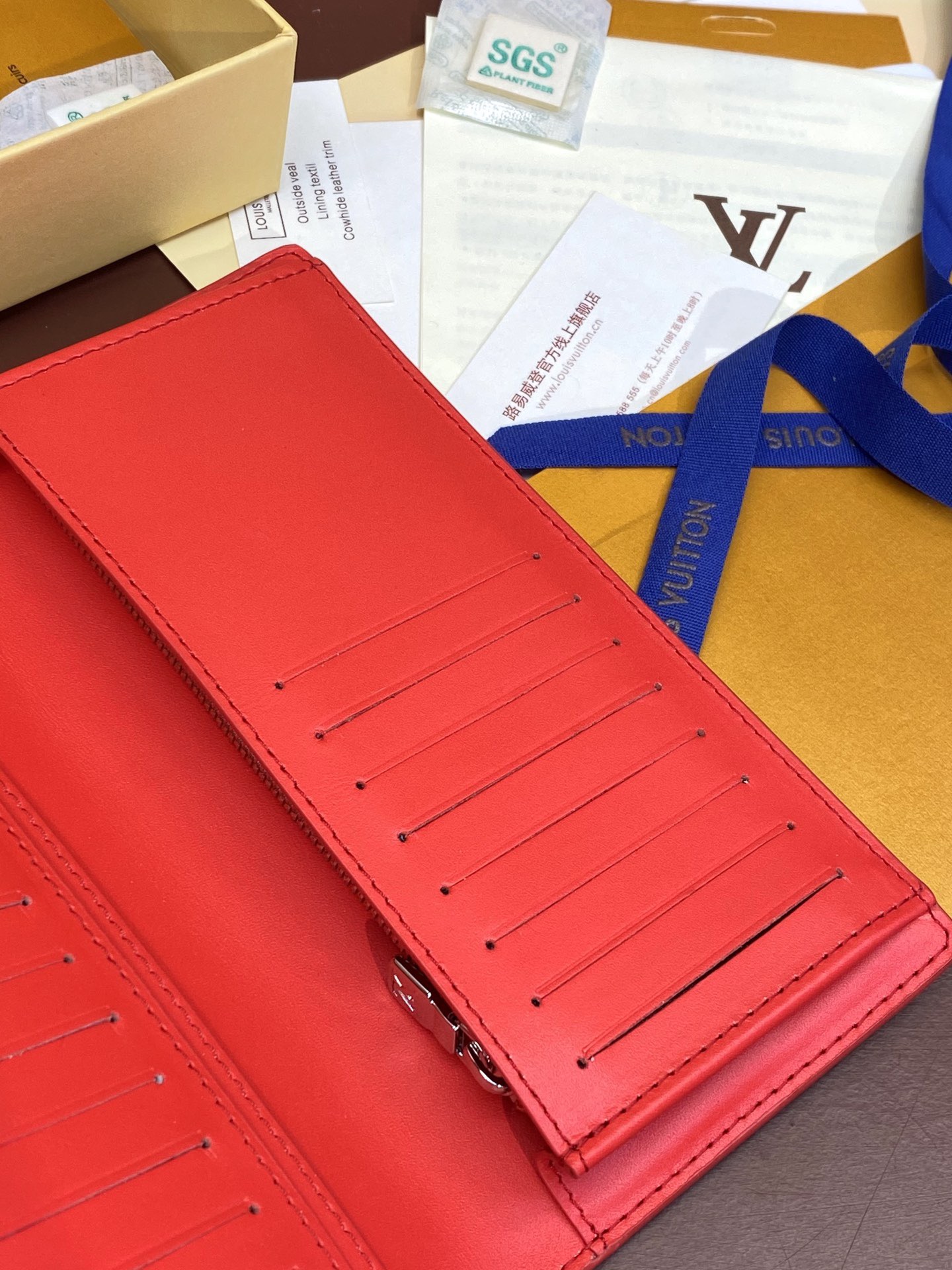 日本完売【LV】 Brazza M14802 アイスブルー M69038 M14788財布 