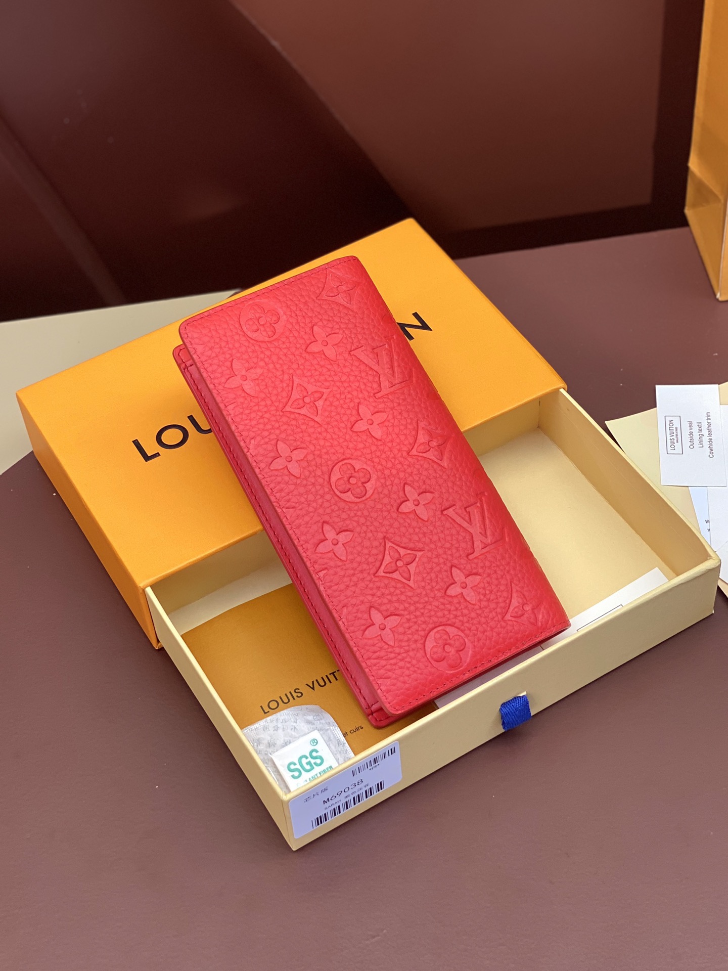 日本完売【LV】 Brazza M14802 アイスブルー M69038 M14788財布 