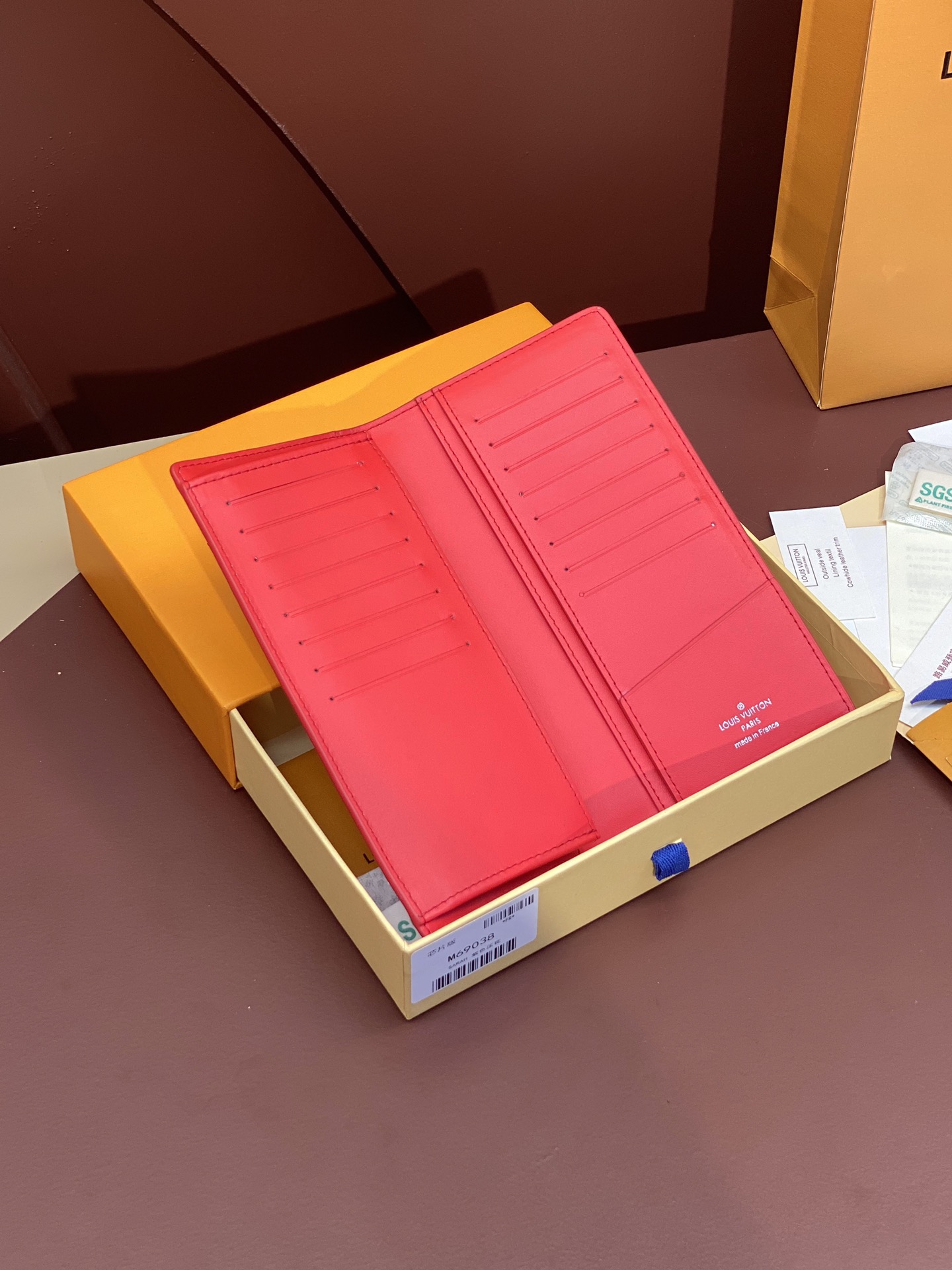 日本完売【LV】 Brazza M14802 アイスブルー M69038 M14788財布 