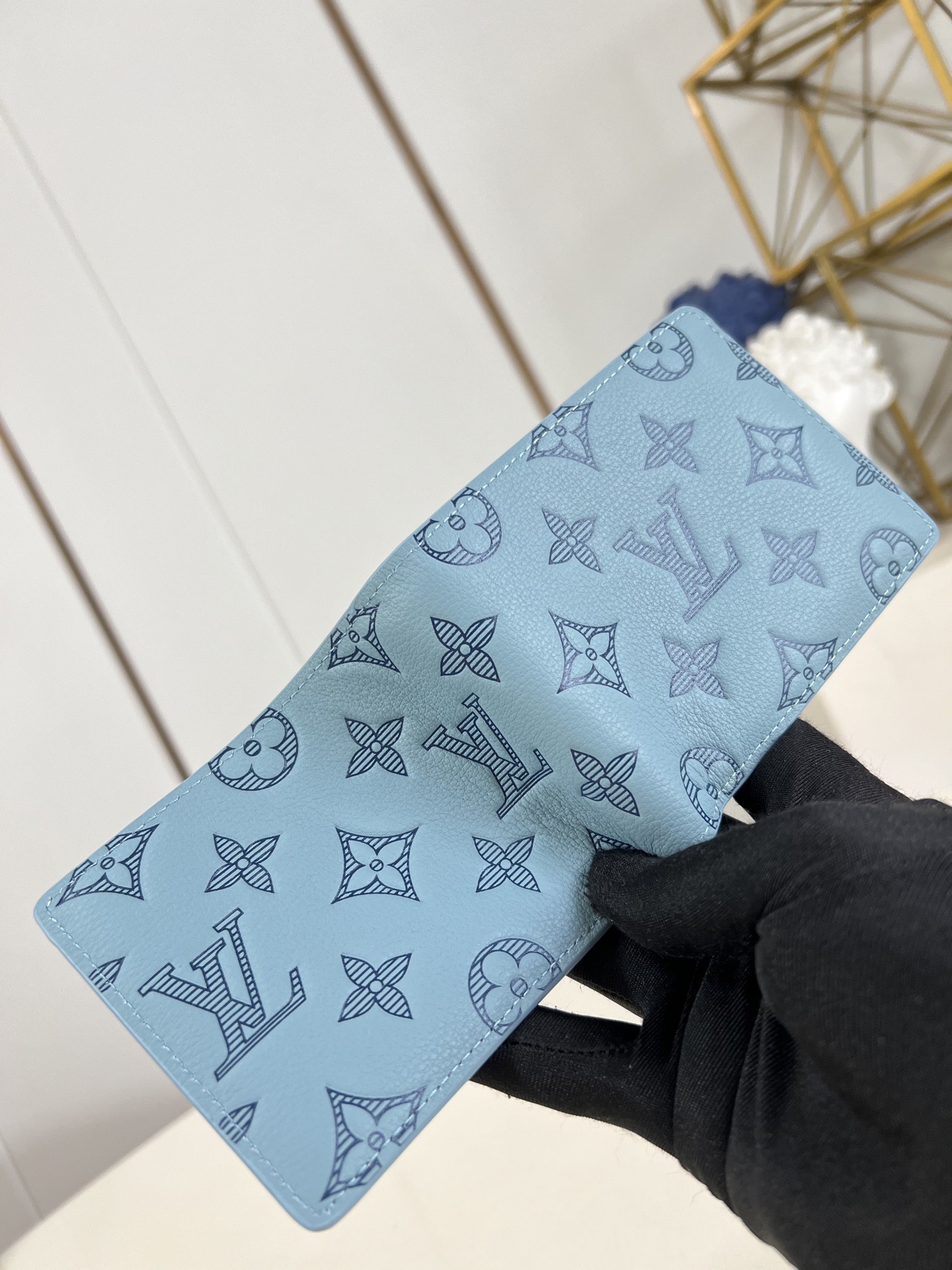 日本完売【LV】 Multiple ウォレット M14802 アイスブルー 財布 