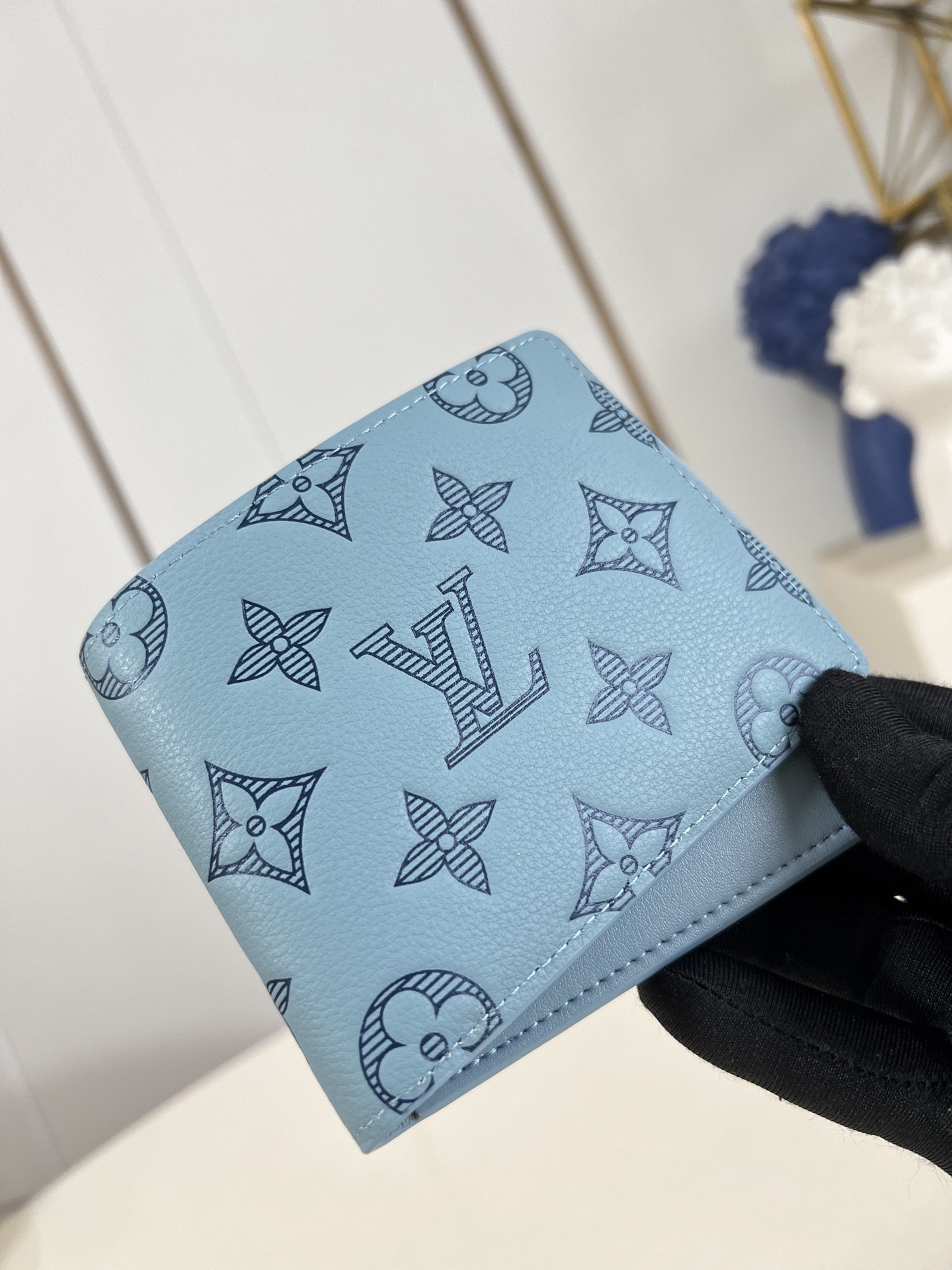 日本完売【LV】 Multiple ウォレット M14802 アイスブルー 財布 