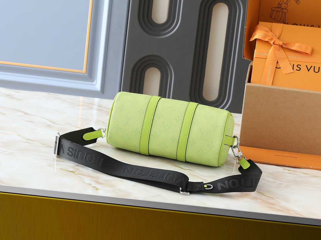 LV 2026ルイ・ヴィトン キーポル 25 ハンドバッグ(Sサイズ)M14078 レモングリーン