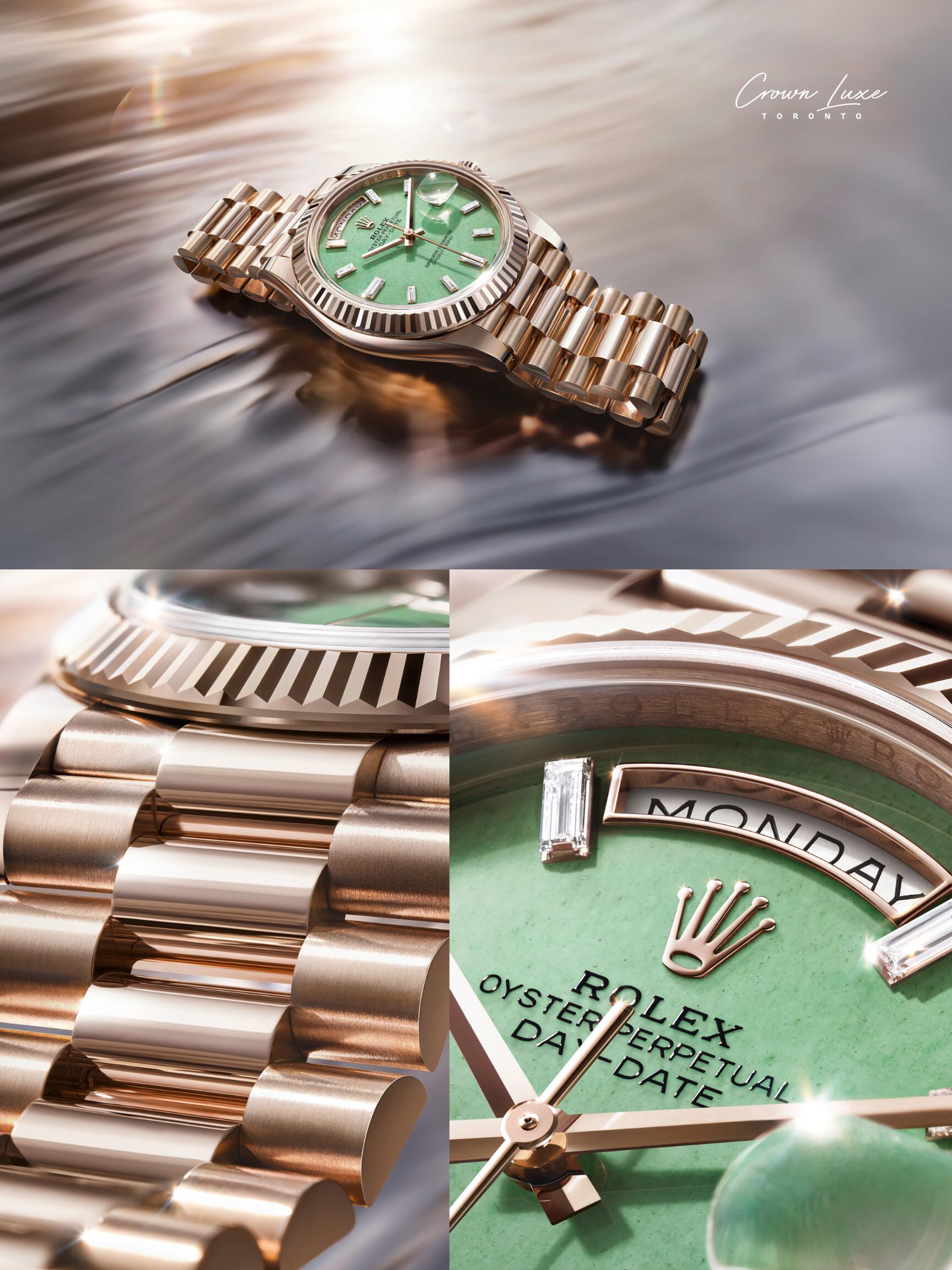 2026年製 ロレックス デイデイト 40mm グリーン文字盤 Rolex