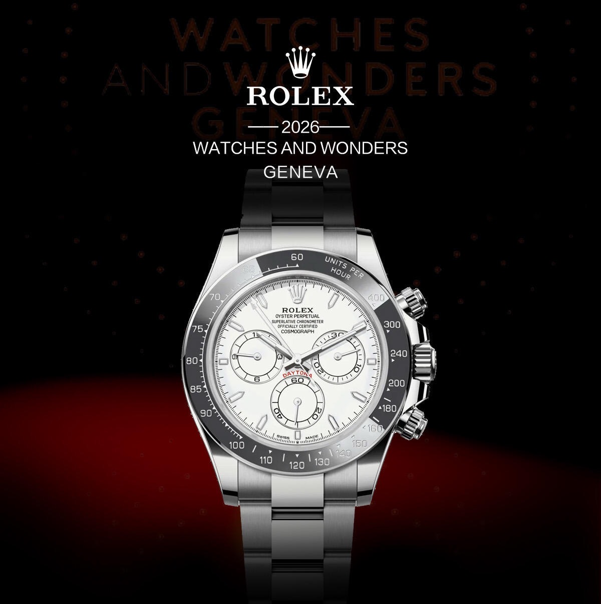 ROLEXロレックス 2026年新作 デイトナ 2代目 40mm 機械式腕時計