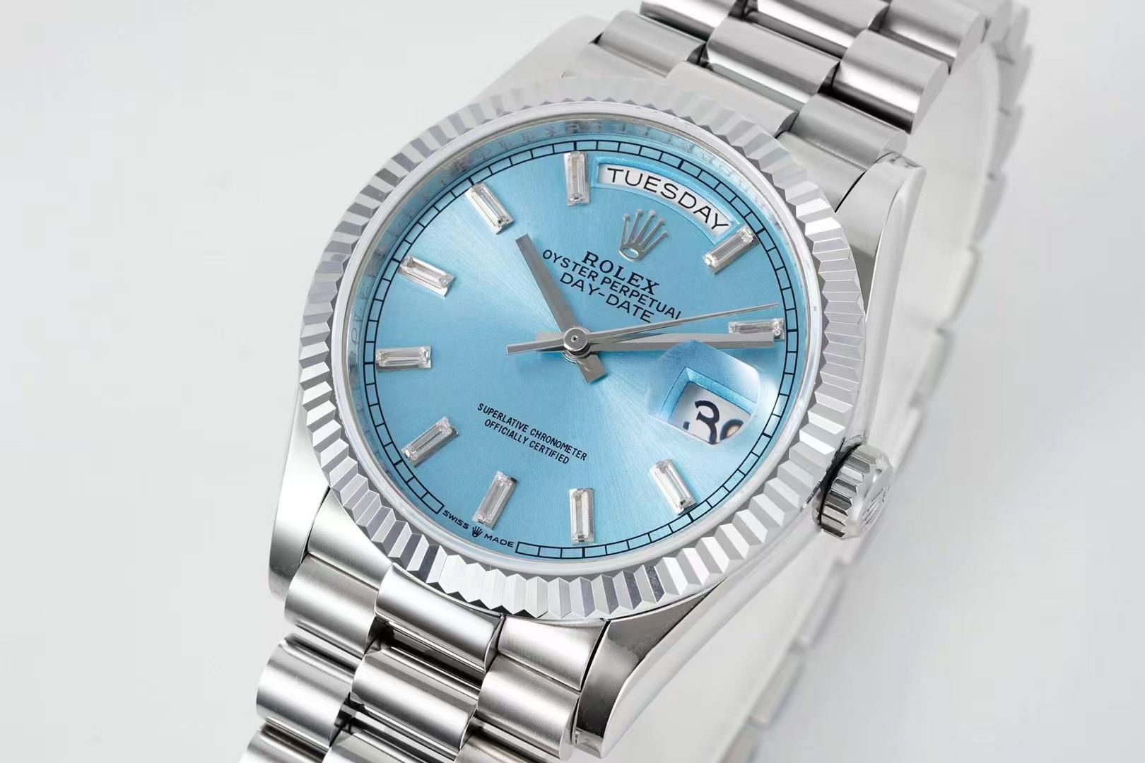 ロレックス デイデイト 40mm ローズゴールド チョコレートダイヤルRolex