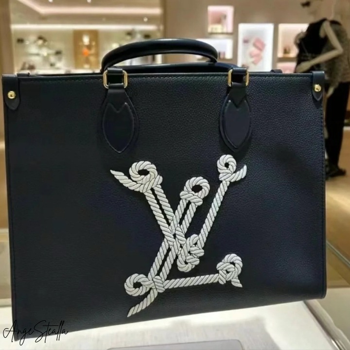 新作24SS【LOUIS VUITTON】オンザゴー MM トートバック ネイビー M24834