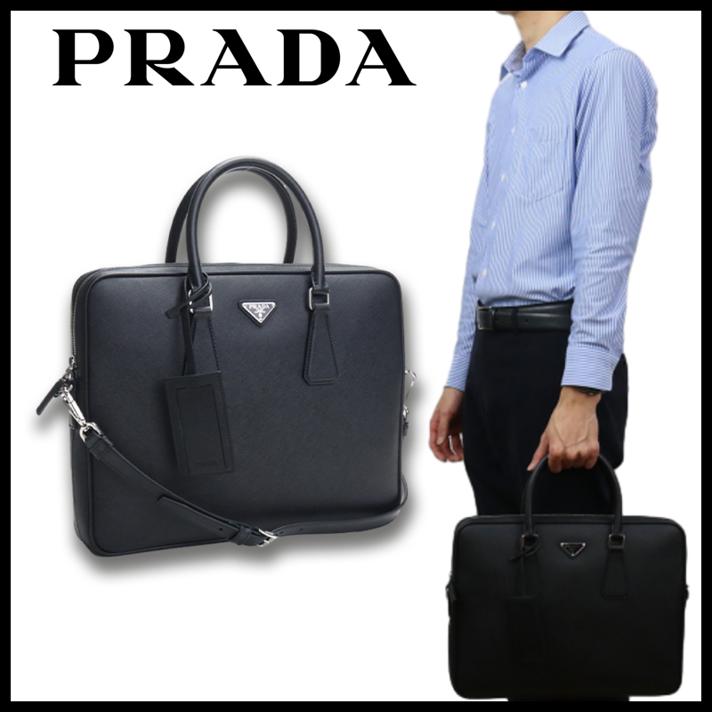 PRADA 2way ブリーフケース 2VE368 F0002