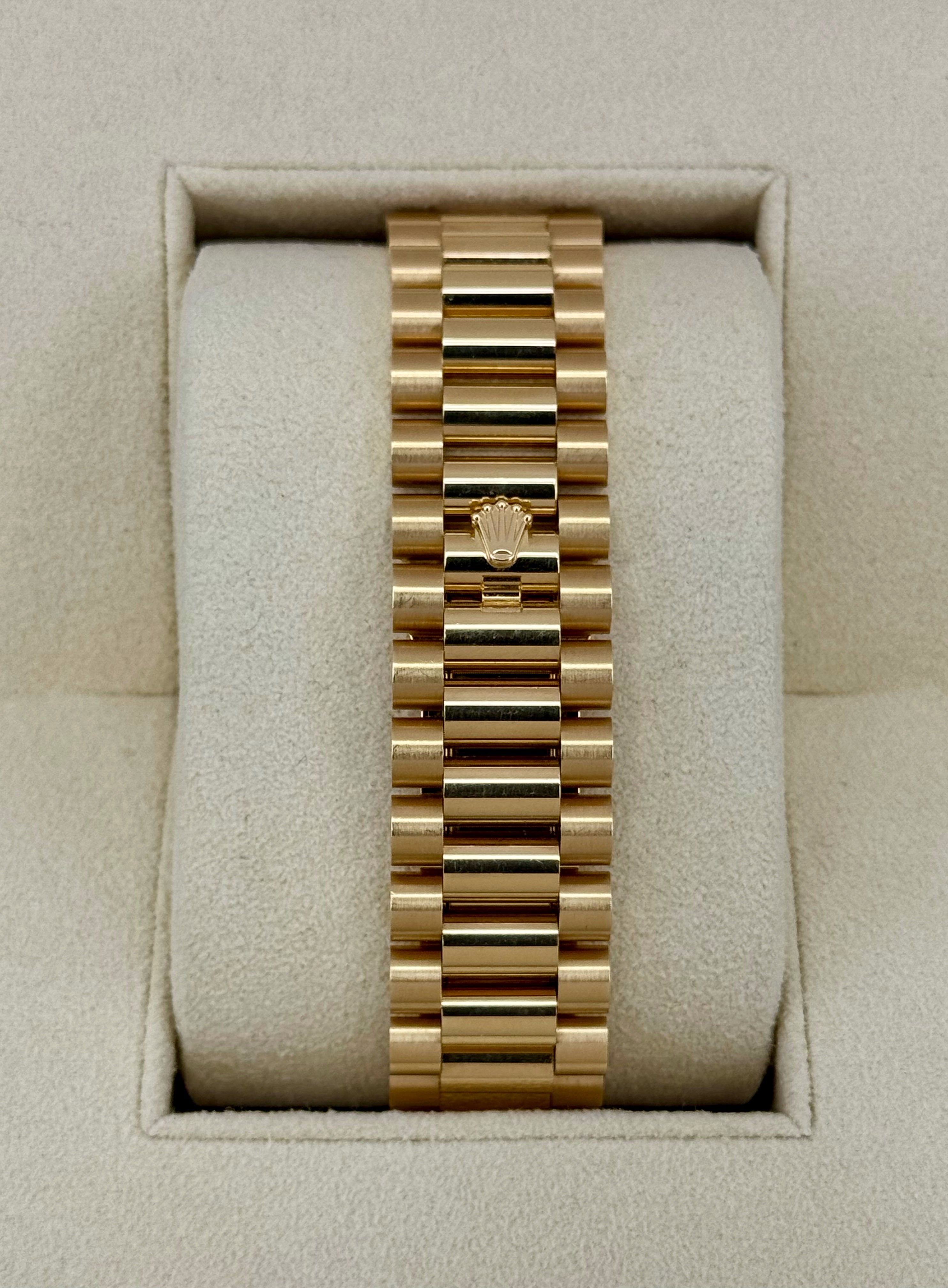 2023 ロレックス デイデイト 40mm 228238 プレジデンシャル グリーンダイヤル