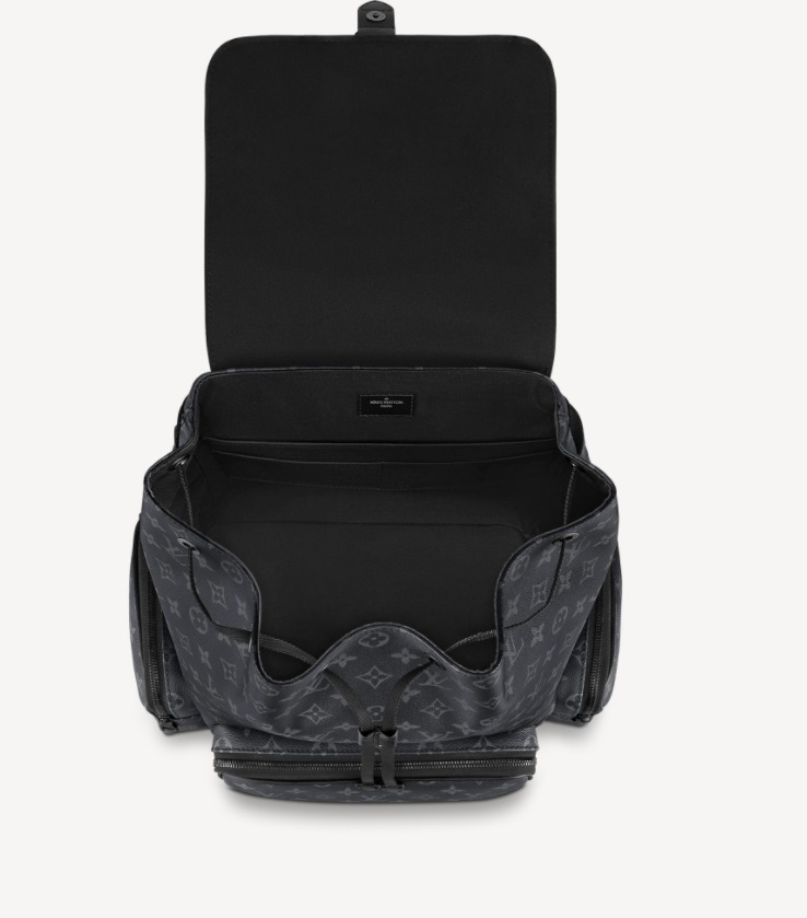 ◆大容量◆ LOUIS VUITTON バックパック バッグ トリオ 黒 M45538 SAC A DOS TRIO