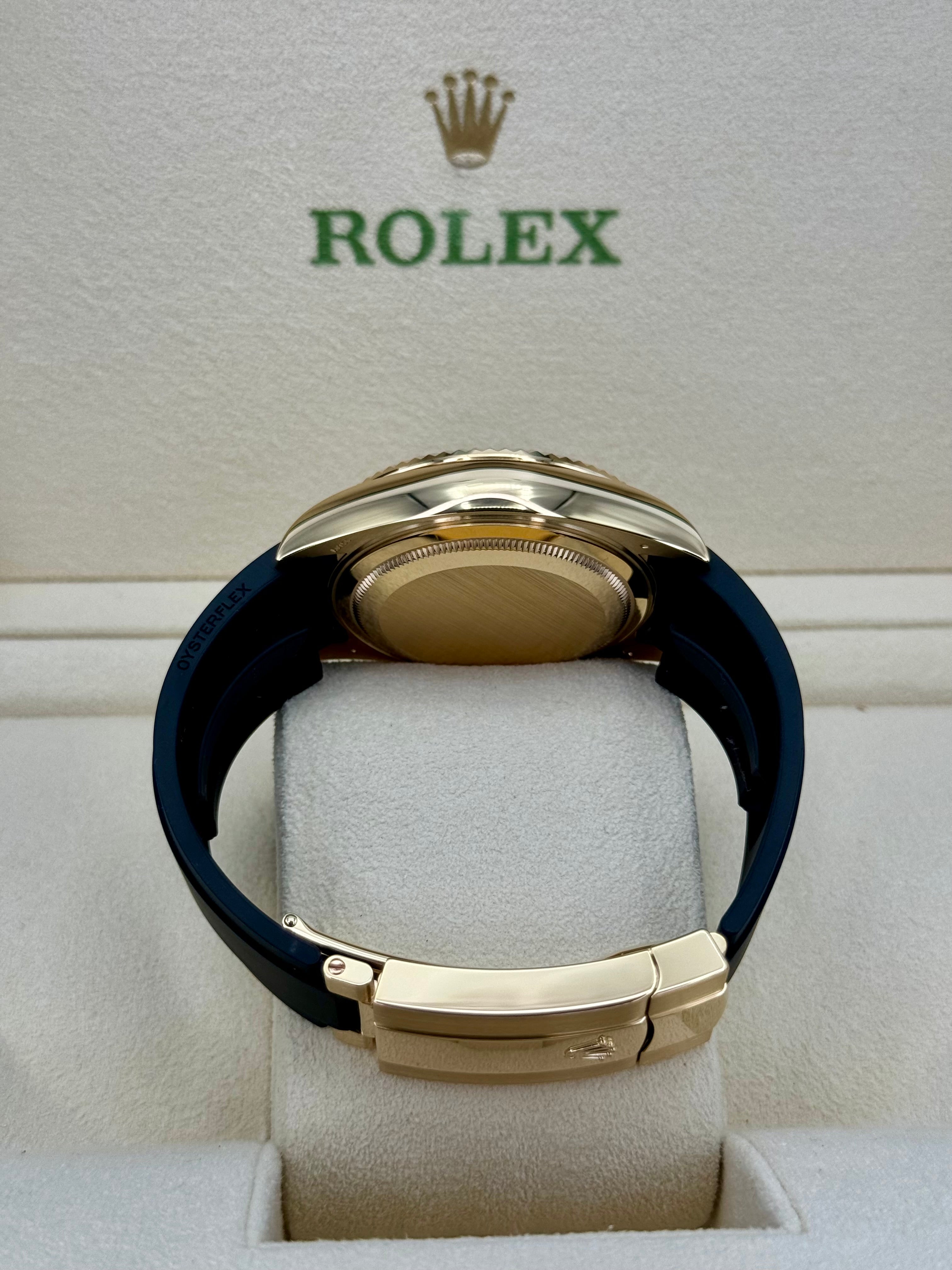 2024 ロレックス スカイドゥエラー 42mm 336238 イエローゴールド オイスターフレックス シャンパンダイヤル