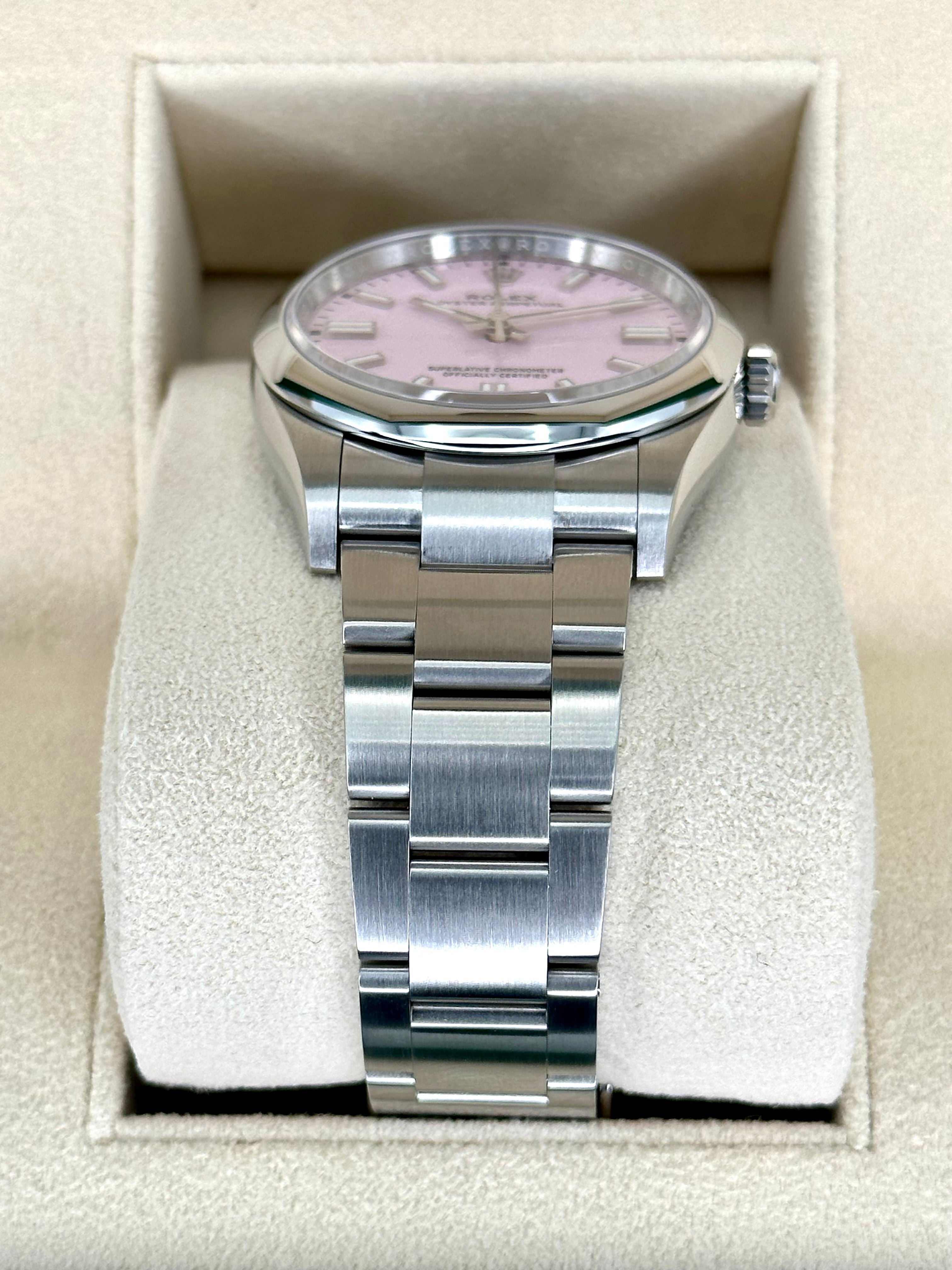 NEW 2024 ロレックス オイスターパーペチュアル 36mm 126000 キャンディピンクダイヤル