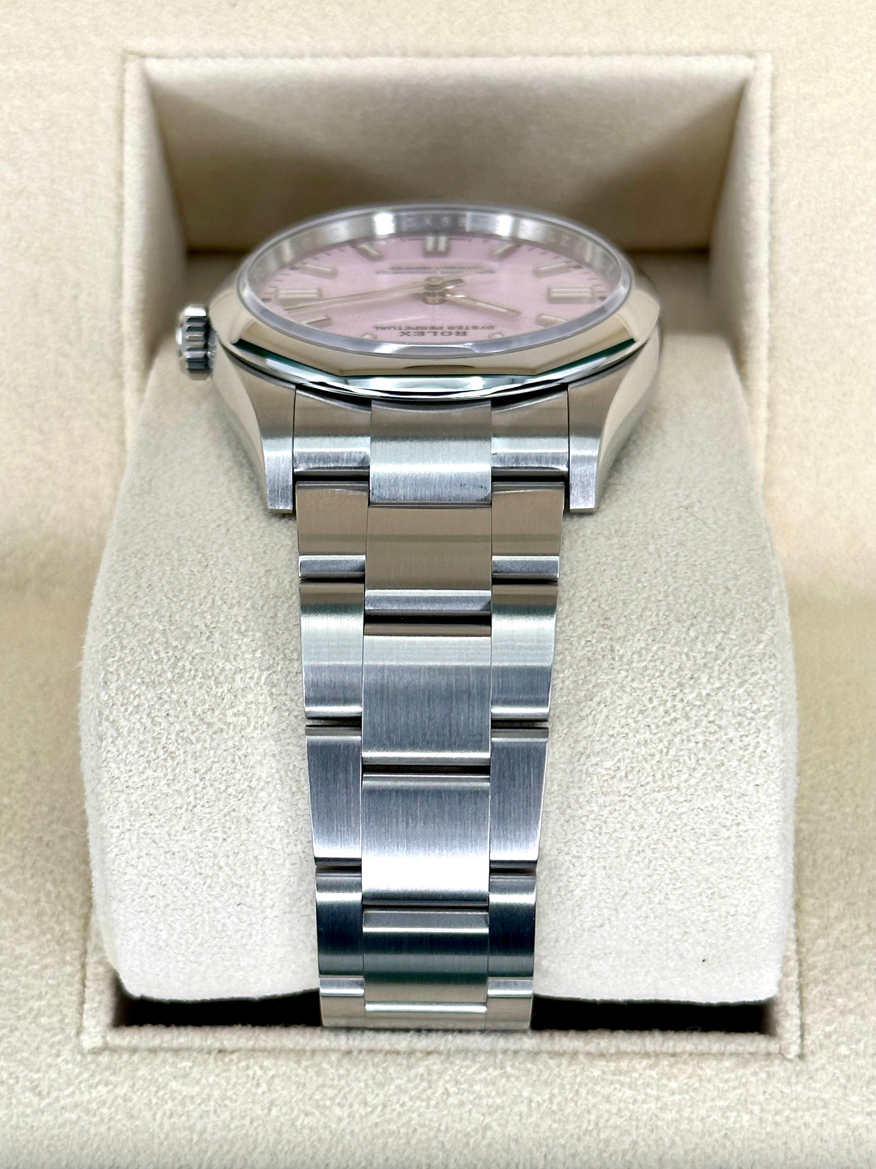 NEW 2024 ロレックス オイスターパーペチュアル 36mm 126000 キャンディピンクダイヤル