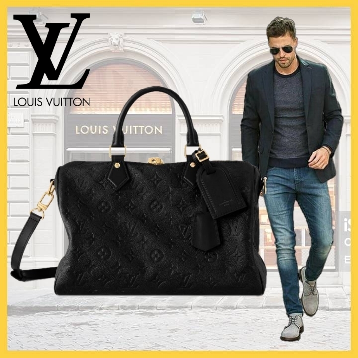 24SS◆Louis Vuitton◆Speedy Soft 30 ボストンバッグ ブラック  M47186