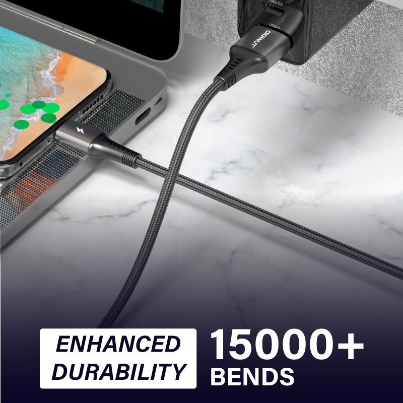 Diginut BA-1238C USB-A To Type-C /BA-1238R To Micro /BC-1238C/BC-0238C Aluminum Alloy Data Cable 3A 1.2M