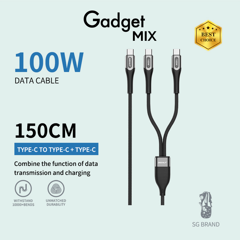 Gadget MIX Diginut BC-1285M/BC-1286M Type-C To Type-C+Lightning Multi 