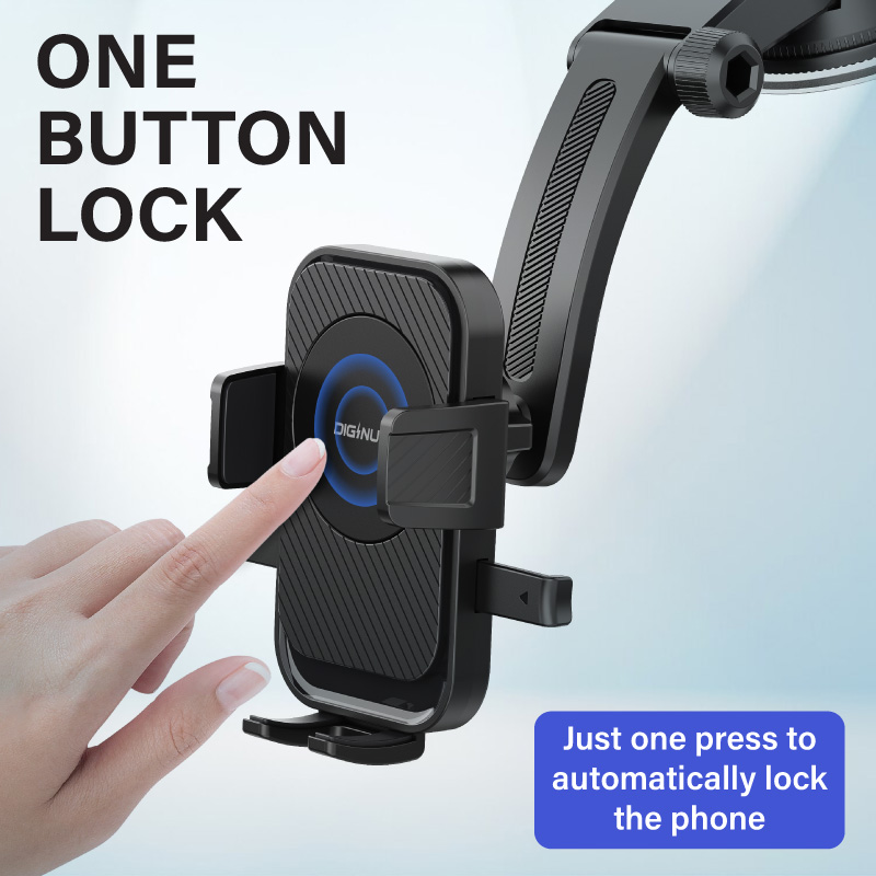 Diginut CH-28 360° Rotation Car Holder Black