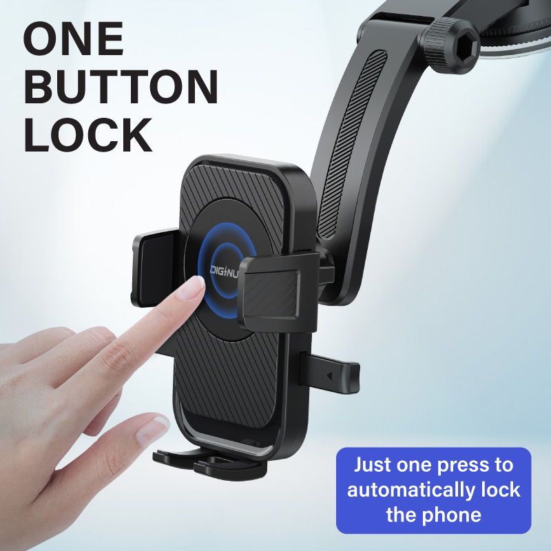 Diginut CH-28 360° Rotation Car Holder Black