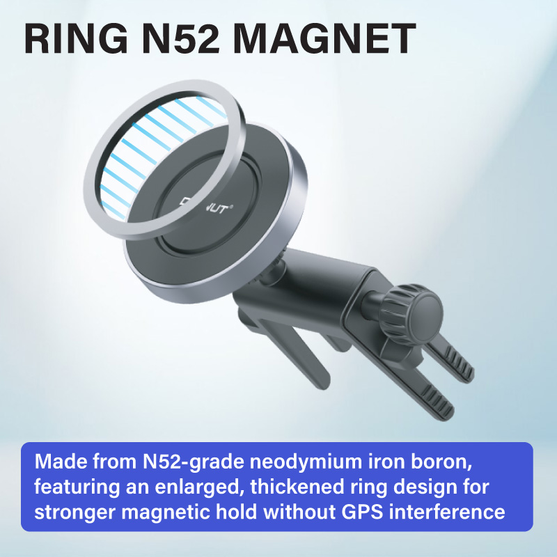 Diginut CH-32 Air Vent Magnetic Car Mount Black