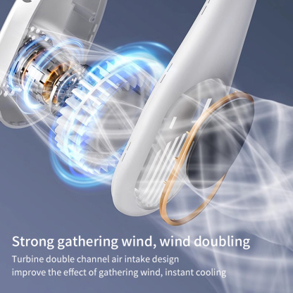 Gadget MIX CL-33 Neck Fan/ Bladeless Neck Fan/  Intelligent Digital Display/ Three Gear Wind Speed