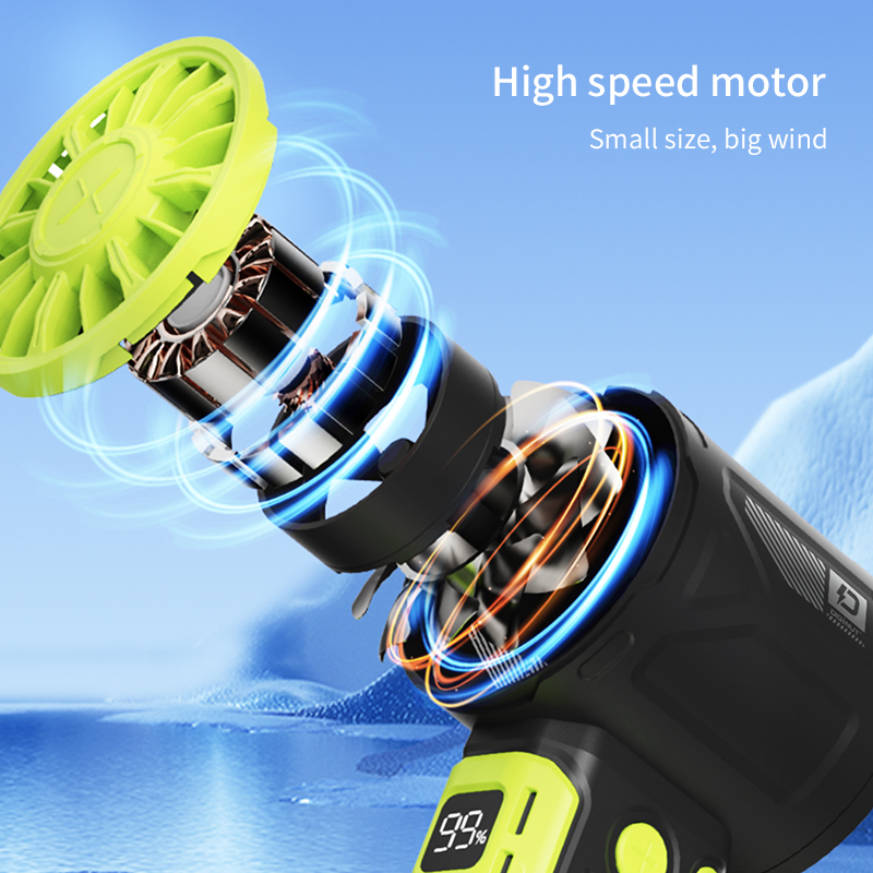 Gadget MIX Diginut CL-38 Handheld Turbo Fan/ LED Digital Power Display/ Portable And Compact