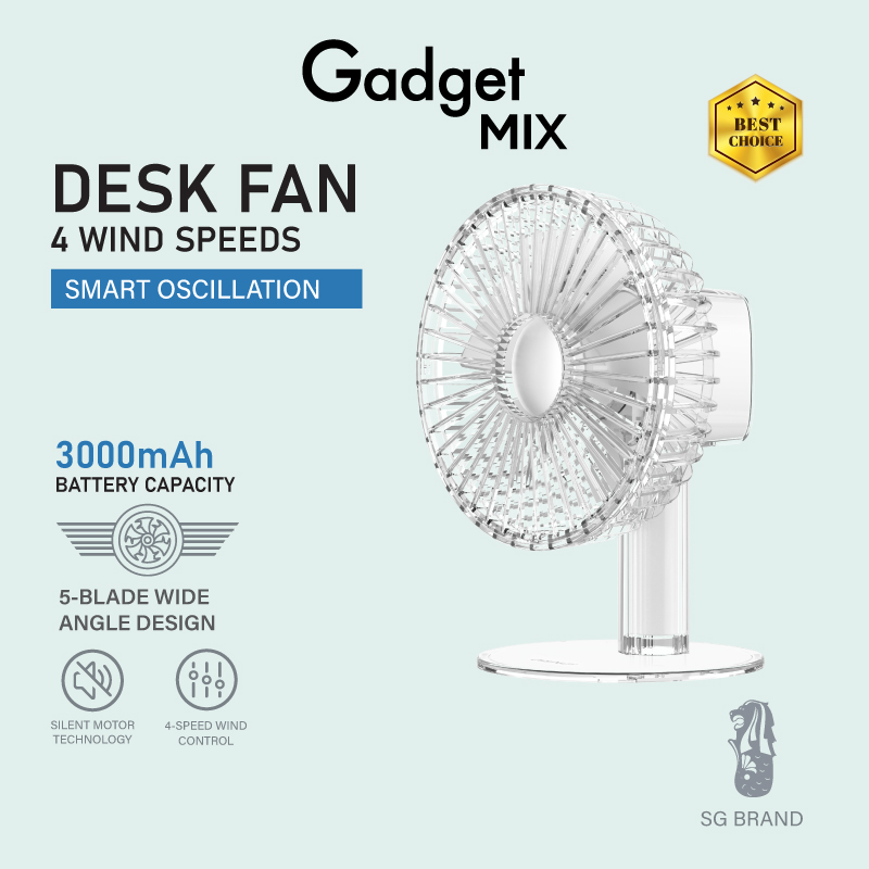 Gadget Mix Diginut CL-65 Transparent Desk Fan