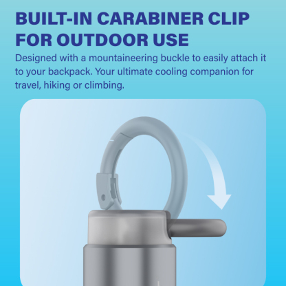 Diginut CL-81 Metal Mini High-Speed Handheld Fan Grey