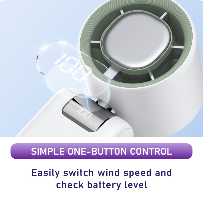 Diginut CL-85 Foldable Handheld Fan Grey