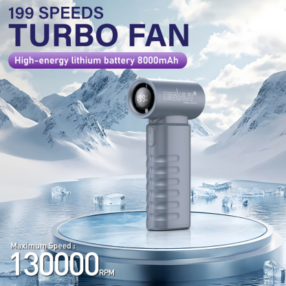 Gadget Mix Diginut CL-90 Ultra199 Speeds Super Power Turbo Fan/Grey