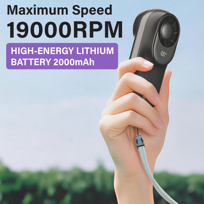 Gadget Mix DIGINUT CL-93 Ultra Mini Collapsible Fan Stand 19000RPM 2000mAh Type-C Fast Charging Portable Fan