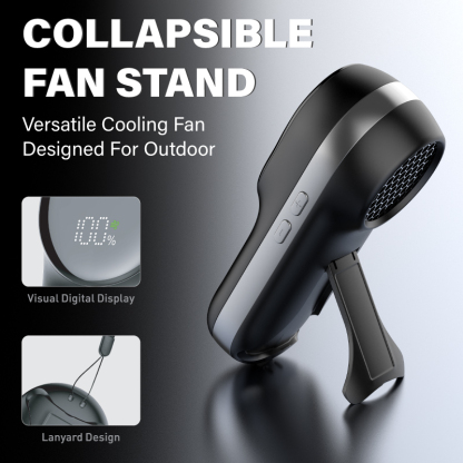 Gadget Mix DIGINUT CL-93 Ultra Mini Collapsible Fan Stand 19000RPM 2000mAh Type-C Fast Charging Portable Fan